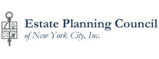 Logo of the Estate Planning Council of New York City, Inc., featuring a symbolic key and crest.