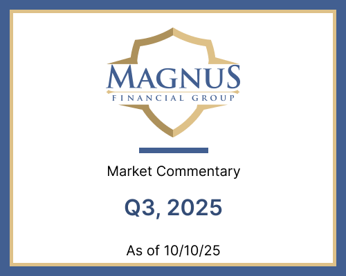 Magnus Q3 2025 market commentary badge.